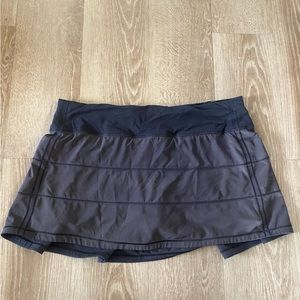 Lululemon Tennis Pace Rival Skirt - Black - size 8 reg